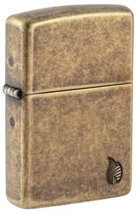 Armor® en laiton antique, motif flamme
