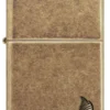 Armor® en laiton antique, motif flamme
