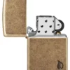 Armor® en laiton antique, motif flamme