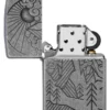 Armor® Motif de montagne argent antique