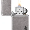 Armor® Motif « Flamme » argent antique