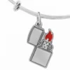 Bracelet à breloques zippo