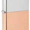 Briquet à boîtier bimétallique – Couvercle en Sterling Silver