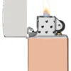 Briquet à boîtier bimétallique – Couvercle en Sterling Silver