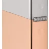 Briquet à boîtier bimétallique – Couvercle en Sterling Silver