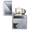 Briquet pour pipe au design métallique