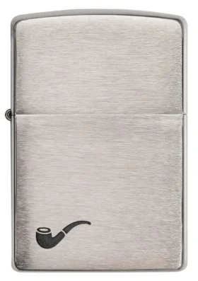 Briquet pour pipe en Brushed Chrome