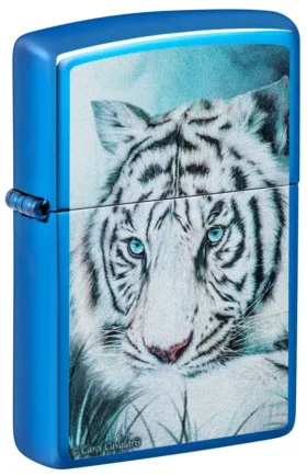 Carol Cavalaris – Motif « Tigre blanc »