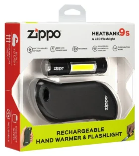 Chauffe-mains rechargeables et lampe de poche HeatBank® 9S