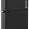 Classic Noir mat avec logo zippo