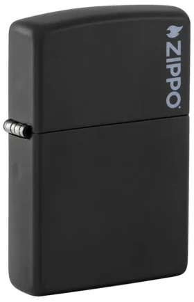 Classic Noir mat avec logo zippo