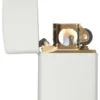 Classic White Matte – Insert en bronze