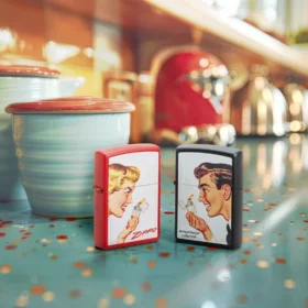 Coffret de briquets « Vintage Ad »