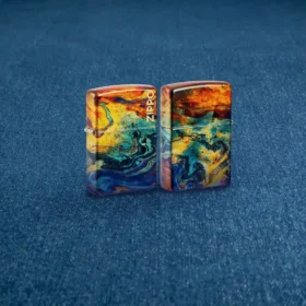 Design Zippo coloré