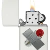 Distributeur de pierres à feu scellé par du ruban adhésif