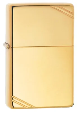 High Polish Brass Vintage avec entailles