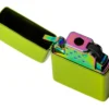 Insert pour briquet au gaz butane à flamme Yellow Flame – Vert irisé
