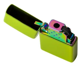 Insert pour briquet au gaz butane à flamme Yellow Flame – Vert irisé