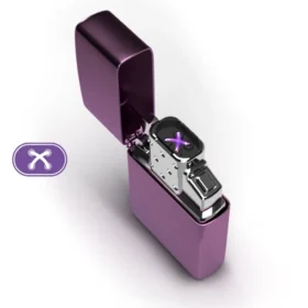 Insert pour briquet rechargeable à double arc