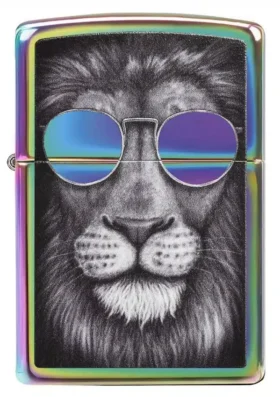 Lion aux lunettes de soleil