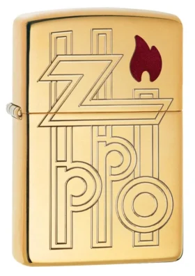 Logo abstrait Armor® en High Polish Brass
