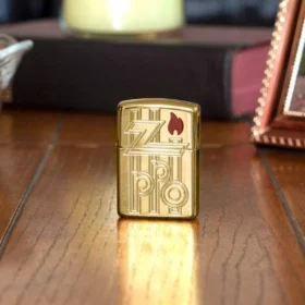 Logo abstrait Armor® en High Polish Brass