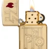 Logo abstrait Armor® en High Polish Brass