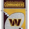 Logo chromé des Washington Commanders de la NFL