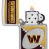Logo chromé des Washington Commanders de la NFL