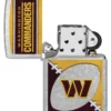 Logo chromé des Washington Commanders de la NFL