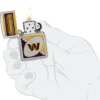 Logo chromé des Washington Commanders de la NFL