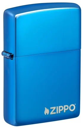 Logo Zippo bleu classic hautement poli