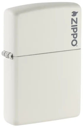 Logo Zippo Classic blanc mat