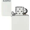 Logo Zippo Classic blanc mat