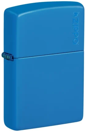 Logo Zippo Classic bleu ciel mat