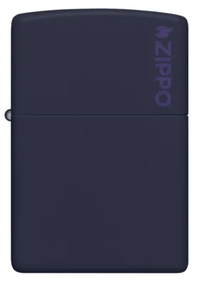 Logo Zippo Classic bleu marine mat