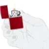 Logo Zippo Classic « Candy Apple Red™ »