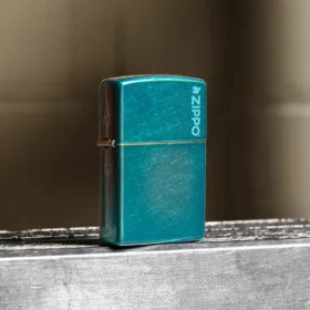 Logo Zippo Classic couleur bleu sarcelle « Candy Teal »