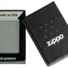 Logo Zippo Classic couleur sauge Logo Zippo Classic couleur sauge