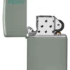 Logo Zippo Classic couleur sauge Logo Zippo Classic couleur sauge
