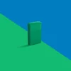 Logo Zippo Classic vert gazon mat