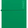 Logo Zippo Classic vert gazon mat