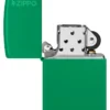 Logo Zippo Classic vert gazon mat