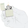 Logo Zippo classique phosphorescent