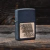 Logo Zippo doré « Black Crackle® »