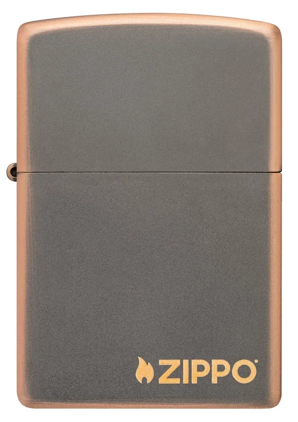 Logo Zippo en bronze rustique Logo Zippo en bronze rustique