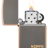 Logo Zippo en bronze rustique Logo Zippo en bronze rustique