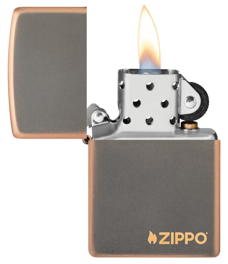 Logo Zippo en bronze rustique Logo Zippo en bronze rustique
