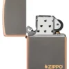 Logo Zippo en bronze rustique Logo Zippo en bronze rustique