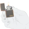 Logo Zippo en bronze rustique Logo Zippo en bronze rustique